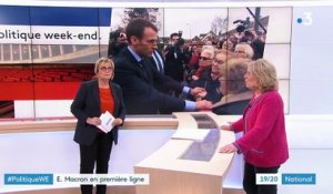 Politique week-end : Emmanuel Macron en première ligne