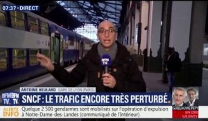 SNCF: si la situation s'améliore légèrement, le trafic reste très perturbé