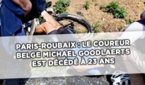 Paris-Roubaix: Le coureur belge Michael Goolaerts est décédé à 23 ans