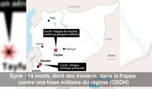 Syrie : frappes contre une base militaire