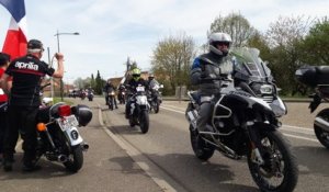 Les motards manifestent contre les 80km/h