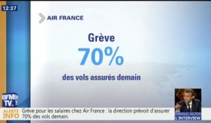 Grève à Air France: 70% des vols assurés ce mardi