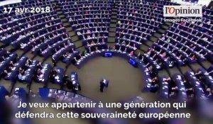Face au Parlement européen, Macron en garant de la «souveraineté réinventée» de l’UE