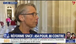Vote de la réforme SNCF: "C’est une réforme indispensable", déclare Borne