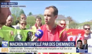 "Ce n'est pas un cheminot qui gagne 1300€ par mois qui a créé la dette", fustige un syndicaliste