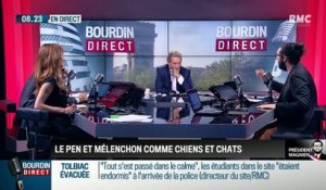 Président Magnien ! : Le Pen et Mélenchon comme chien et chats - 20/04