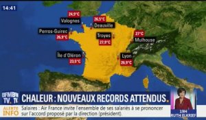 Il fait aussi chaud à Paris qu’à Hawaï… Plusieurs villes battent des records de chaleur 