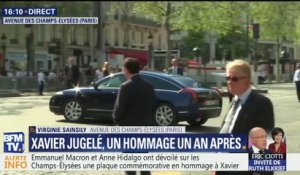 La cérémonie en hommage à Xavier Jugelé, tué il y a un an, touche à sa fin