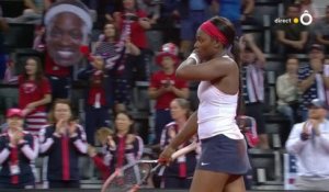 Fed Cup / États-Unis (1) - France (0) : Stephens dompte Parmentier après un long combat