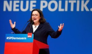 Andrea Nahles, une voix forte pour un SPD affaibli