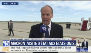Emmanuel Macron à Washington: l'arrivée du Président français à la base aérienne d'Andrews à Maryland est imminente