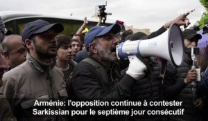 L'opposition arménienne continue à contester Sarkissian