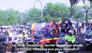 Le roi du Swaziland rebaptise son pays "eSwatini"