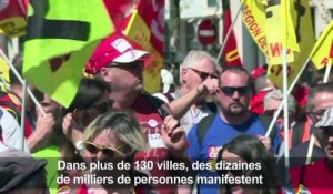 Face à Macron, des manifestants en colère partout en France