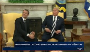 Donald Trump rend hommage au colonel Beltrame en présence d'Emmanuel Macron