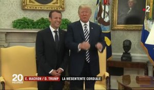 Macron-Trump : après les chaleureuses retrouvailles, la mésentente cordiale