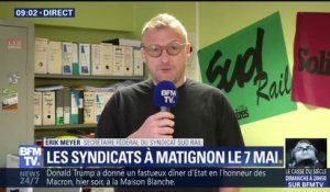 Le 7 mai à Matignon, "on espère que ça débouchera enfin sur de vraies négociations", affirme un délégué syndical de Sud-Rail