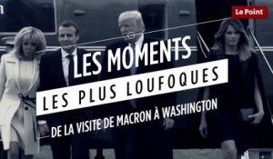 Les moments les plus loufoques de la visite de Macron aux Etats-Unis