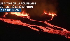 Le Piton de la Fournaise est à nouveau entré en éruption à la Réunion