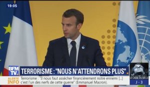 Pour Emmanuel Macron, les acteurs du terrorisme sont "mobiles et inventifs"