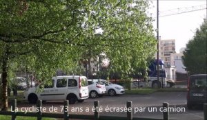 Une cycliste de 73 ans meurt écrasée par un camion