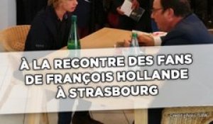 A la rencontre des fans de François Hollande en librairies à Strasbourg