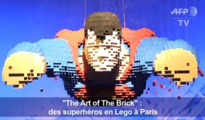 "The Art of The Brick" : des superhéros en Lego à Paris