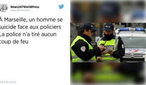 Marseille. Un homme se tire une balle dans la tête devant des policiers.