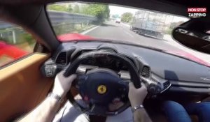 Avec sa Ferrari 458 Italia, cet homme double 285 voitures en seulement 10 minutes (Vidéo)