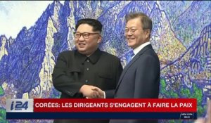 Corées : les dirigeants s'engagent à faire la paix