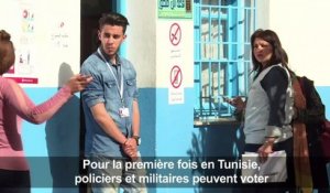 Pour la première fois en Tunisie, policiers et militaires votent
