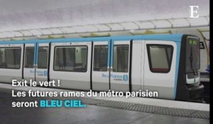Le métro parisien va se mettre au bleu ciel