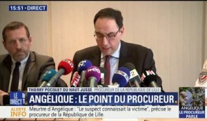 Meurtre d’Angélique: "Le décès est lié à une asphyxie traumatique" (procureur de la République de Lille)