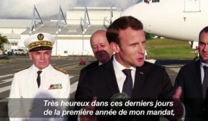 Macron "très heureux" d'être en Nouvelle-Calédonie