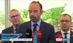 Dégâts du 1er-Mai : Emmanuel Macron vise Jean-Luc Mélenchon