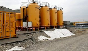Le chantier de dépollution du lindane  de Novartis à  Hunigue