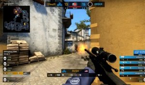 CS GO : RUSH 1v4 sur un point important