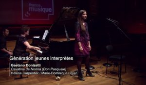 Donizetti | Cavatine de Norina (Don Pasquale) par Hélène Carpentier et Marie-Dominique Loyer