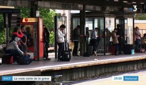 SNCF : la vraie carte de la grève