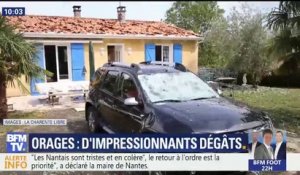 D'impressionnants dégâts après les violents orages en Nouvelle Aquitaine