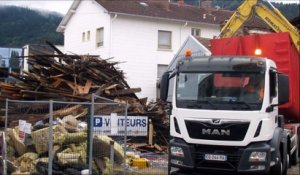 Démolition de l’ancien garage Breasch à Saint-Dié-des-Vosges