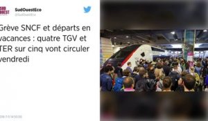 Grève SNCF le vendredi de départ en vacances.