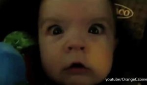 La réaction de bébés qui passent sous un tunnel en voiture  compilation hilarante