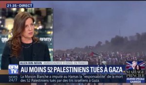 Affrontements à Gaza: "Il faut ici voir qui est l'agresseur" accuse l'ambassadrice d'Israël en France