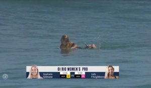 Les meilleurs moments du quart de finale entre S. Gilmore et S. Fitzgibbons (Oi Rio Women's Pro) - Adrénaline - Surf