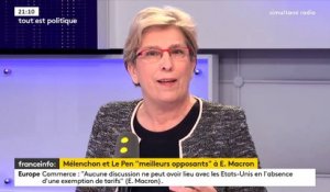 Opposition à Emmanuel Macron : "Les sondages montre que l'ensemble des forces de gauches sont à reconstruire", estime la sénatrice PS Marie-Noëlle Lienemann