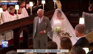 Mariage princier: Meghan Markle fait son entrée dans la chapelle Saint-George à Windsor #RoyalWedding