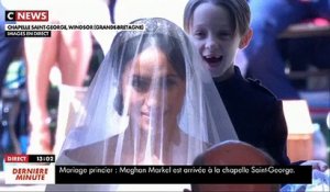 MARIAGE MEGHAN ET HARRY : le moment ou Meghan arrive