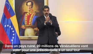 Venezuela/Election: "J'accepterai les résultats" (Maduro)