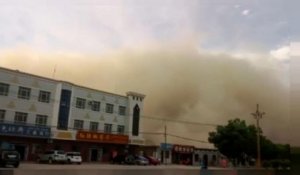 Alerte à la tempête de sable en Chine